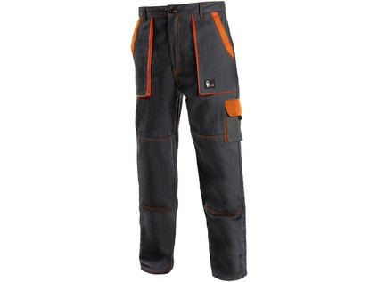 Kalhoty do pasu CXS LUXY JOSEF, pánské, černo-oranžové, vel. 60
