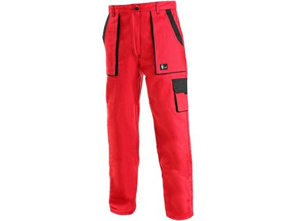Kalhoty do pasu CXS LUXY ELENA, dámské, červeno-černé, vel. 40
