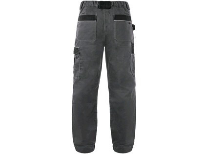 Kalhoty do pasu CXS ORION TEODOR, prodloužené, pánské, šedo-černé, vel. 52-54
