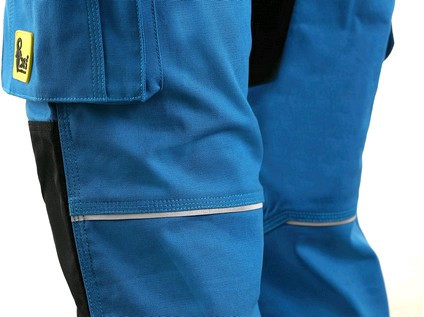 Levně Kalhoty CXS STRETCH, 170-176cm, pánská, středně modrá-černá, vel. 50