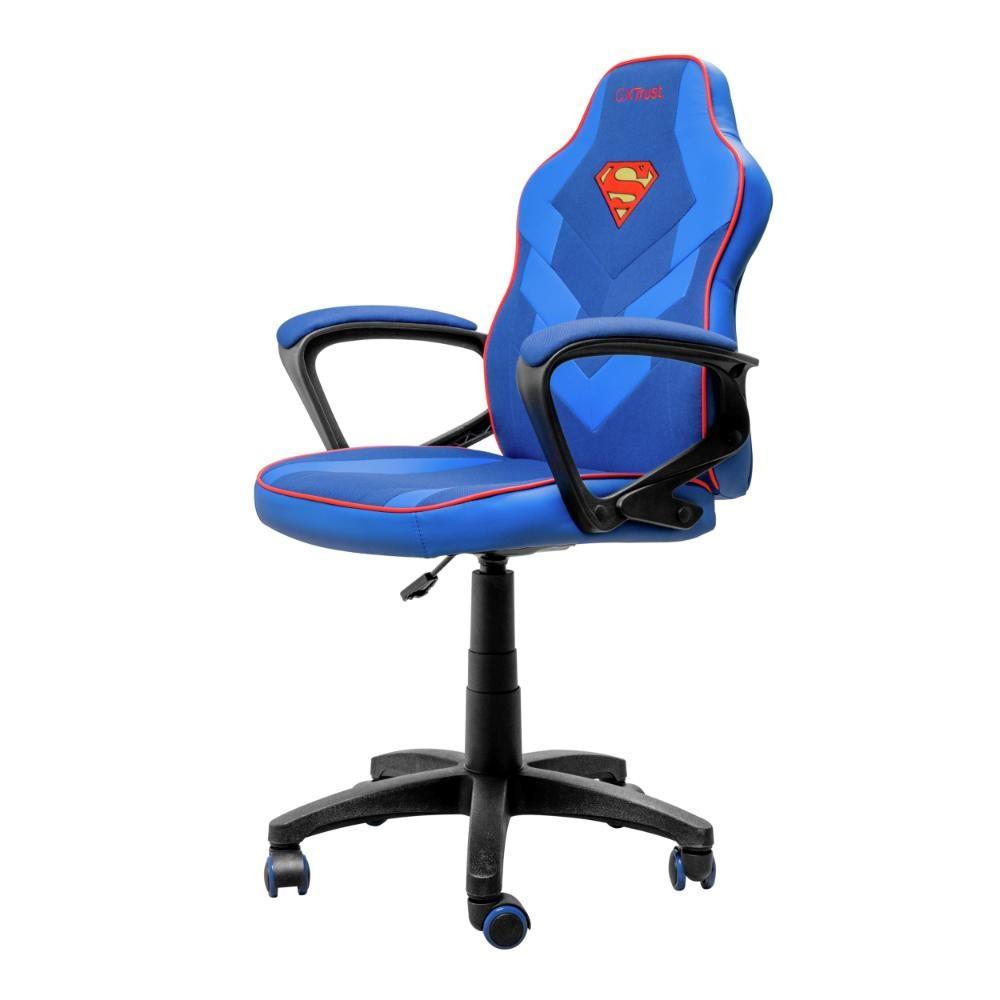 Levně TRUST herní židle GXT 703SM REVVO, dětská, Superman, modrá