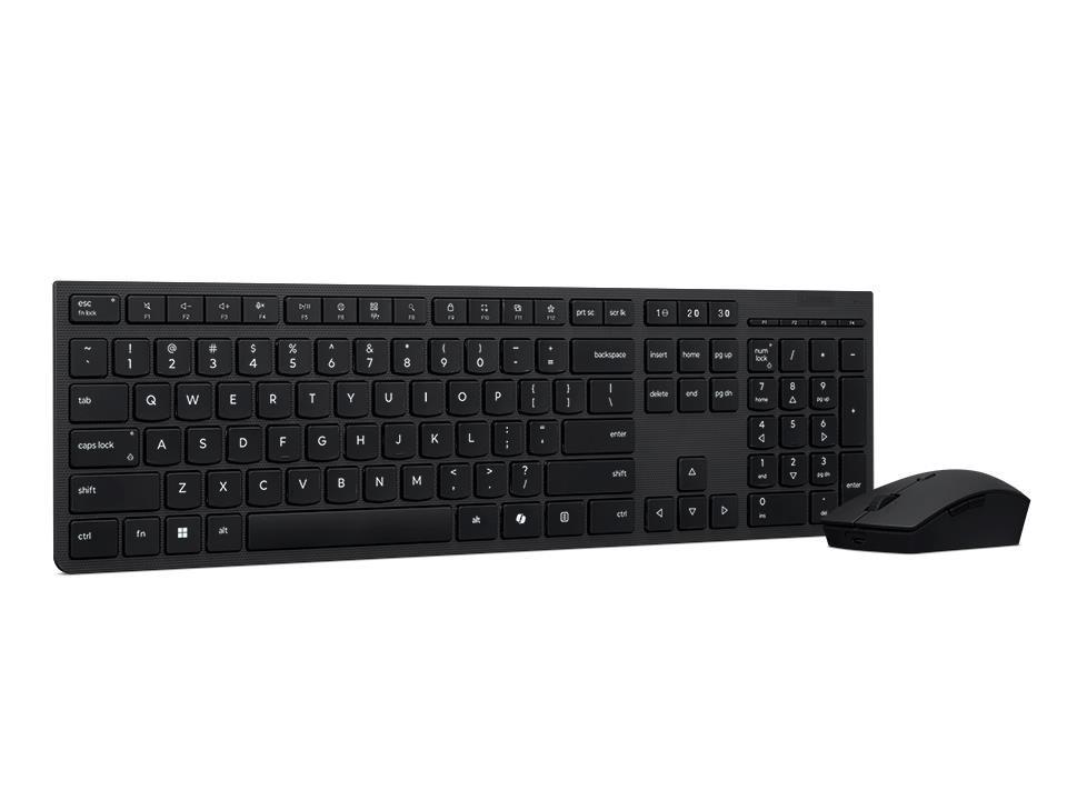 Levně LENOVO klávesnice a myš bezdrátová Professional Wireless Rechargeable Keyboard and Mouse Combo AI - CZ/SK