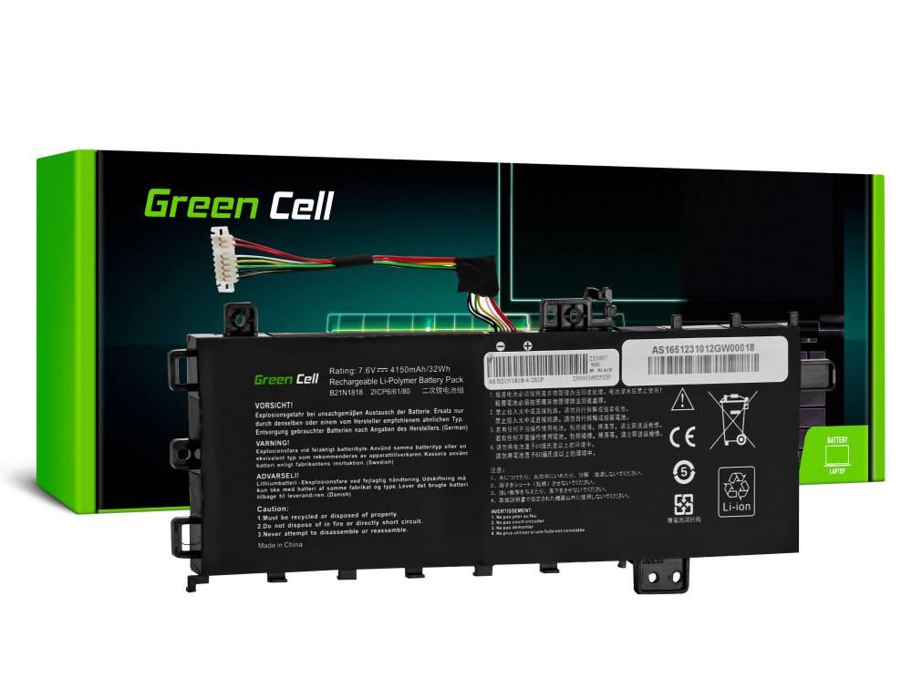 Levně Green Cell battery B21N1818 C21N1818-1 for Asus VivoBook 15 A512 A512DA A512FA A512JA R512F R512U X512 X512DA X512FA X512FL