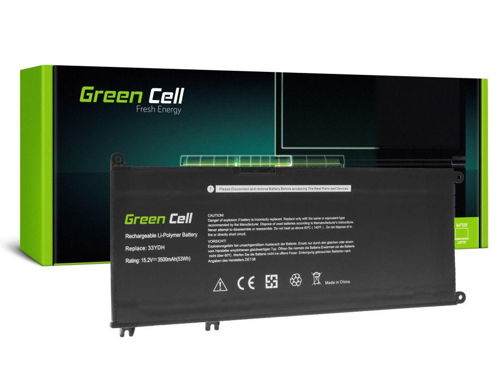 Levně Green Cell Battery 33YDH for Dell Inspiron G3 3579 3779 G5 5587 G7 7588 7577 7773 7778 7779 7786 Latitude 3380 3480 3490 3590