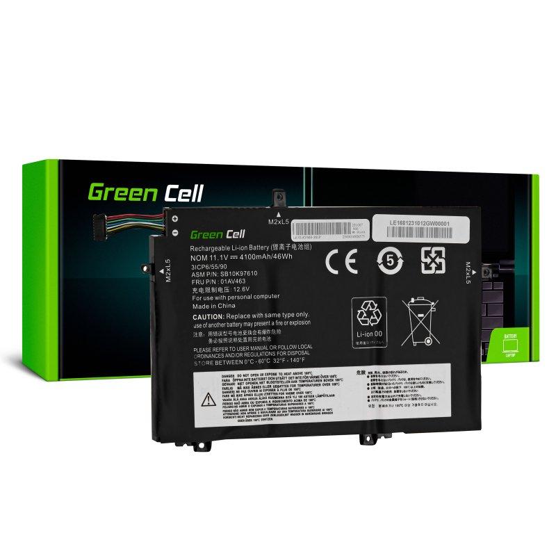 Levně Green Cell Battery L17C3P52 L17L3P52 L17M3P53 L17M3P54 for Lenovo ThinkPad L480 L490 L580 L590 L14 L15 Gen 1 Gen 2