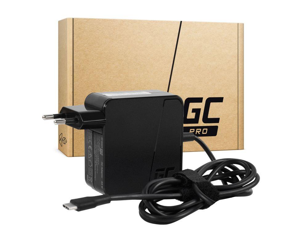 Levně Green Cell napájecí zdroj PRO USB-C 65W nabíječka pro notebooky, tablety, telefony