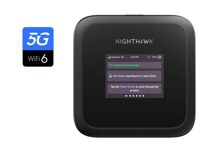 Levně Netgear Nighthawk M3, 5G router mobile hotspot, up to 2.5 Gbps - MH3150
