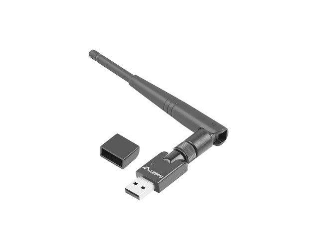 Levně LANBERG USB ADAPTÉR BEZDRÁTOVÉ SÍŤOVÉ KARTY NC-0150-WE N150 1X EXTERNÍ ANTÉNA