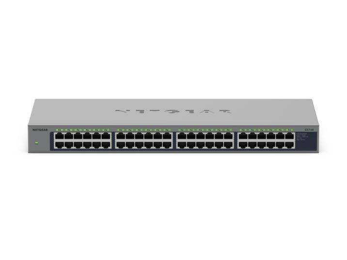 Levně Netgear 48PT GIGABIT UNMANAGEABLE RACKMOUNT SWITCH