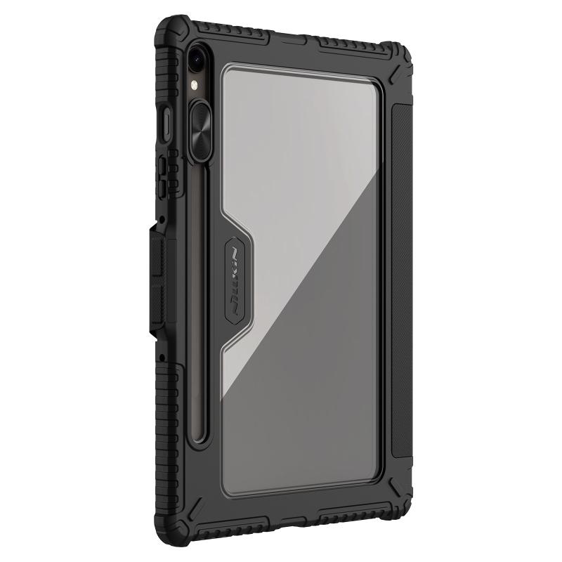 Levně Nillkin Bumper PRO Protective Stand Case Multi-angle pro Samsung Galaxy Tab S9/S10 FE Black
