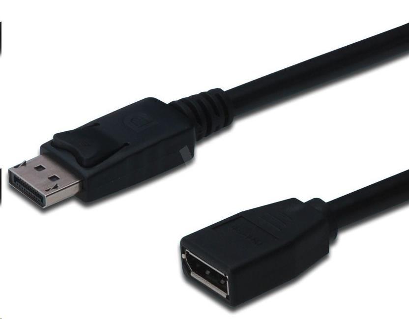 Levně PREMIUMCORD Kabel DisplayPort prodlužovací M/F 2m