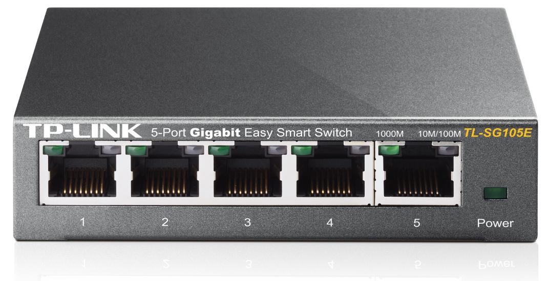 Levně TP-Link TL-SG105E 5-Port Gigabit Easy Smart Switch