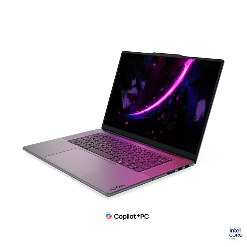 Fotografie produktu: Lenovo YOGA PRO 9 Ultra9 386H/64GB/1TB SSD/16"/OLED/3,2K/Touch/1600nitů/Pero/RTX5070 12GB/3r On-Site/WIN11 Home/šedá