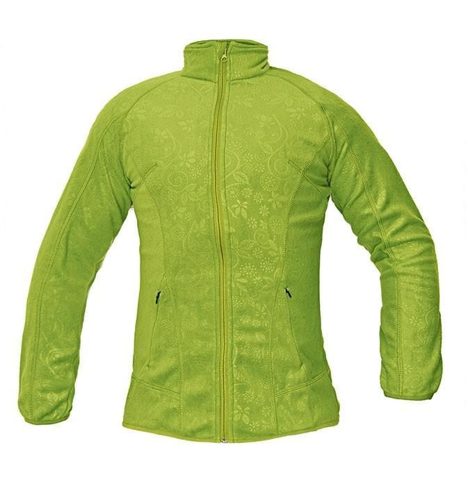 YOWIE bunda fleece dámská zelená M