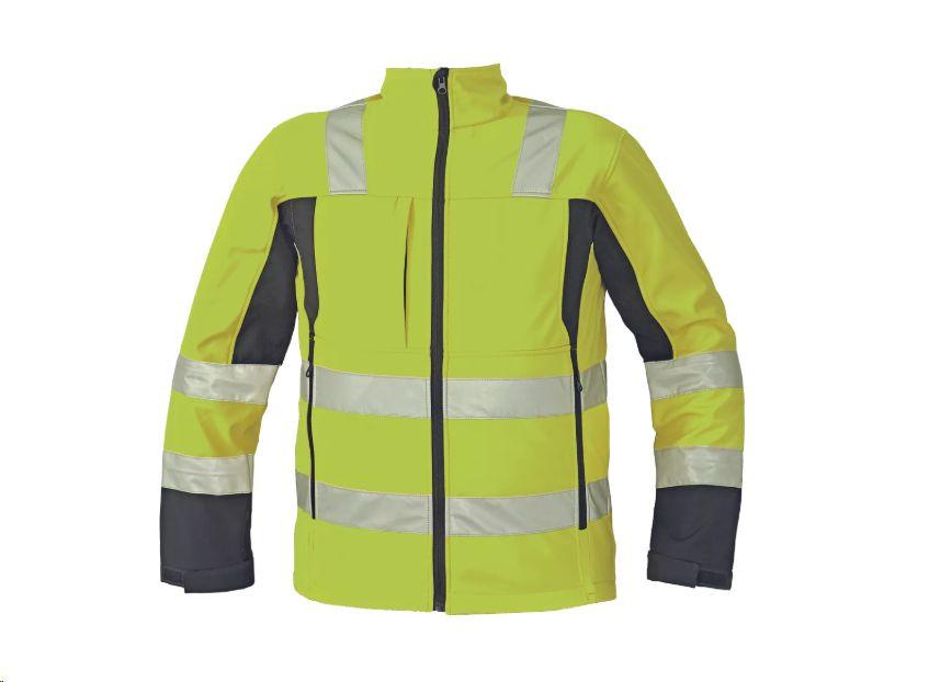 Fotografie produktu: MALTON softshell. bunda HV žlutá XXXL