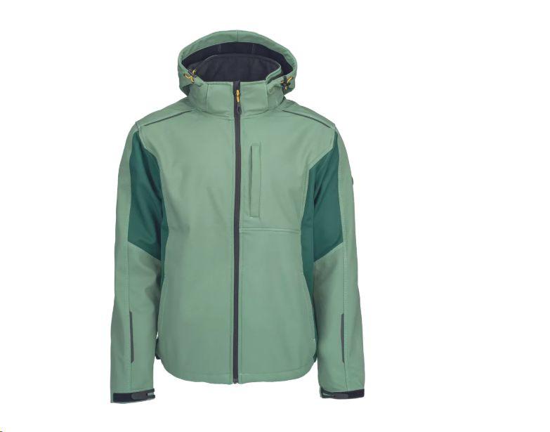 Fotografie produktu: DAYBORO softshell bunda mech.zelená 3XL