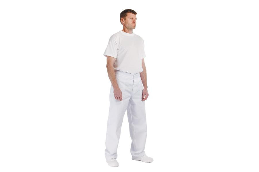 Levně APUS kalhoty pánské bílé pánské - 50