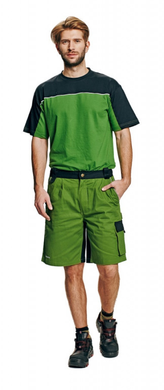 Levně STANMORE šortky zelená/černá 50