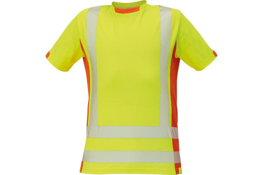 Levně LATTON HV tričko žlutá/oranžová M