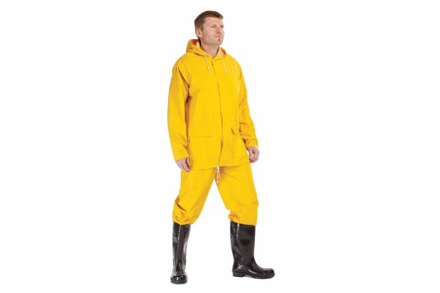 HYDRA oblek do deště PVC žlutá XL