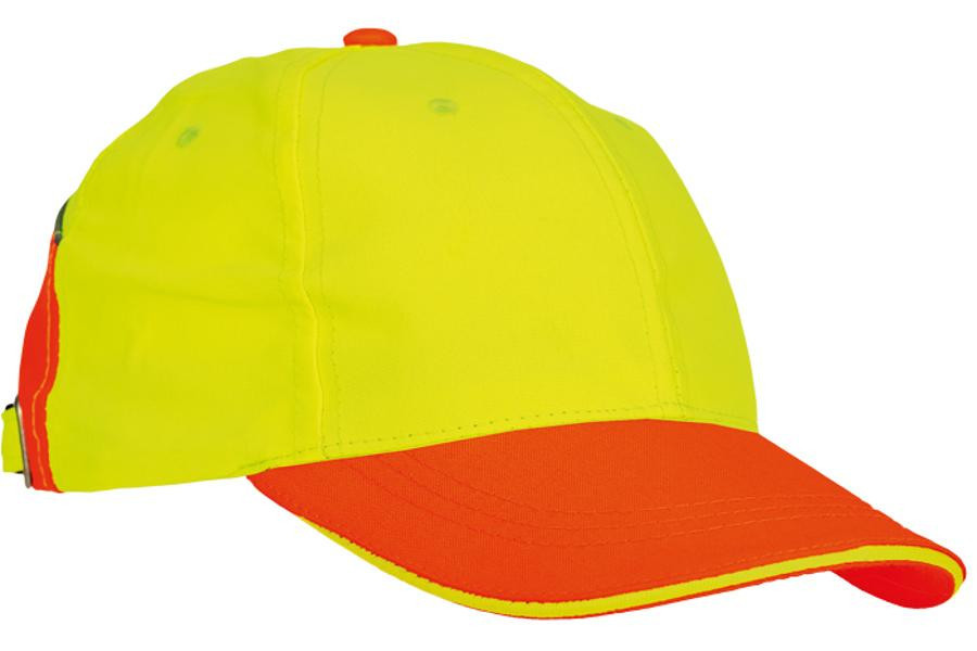 Levně KNOXFIELD HV baseball čepice žlutá/oranž