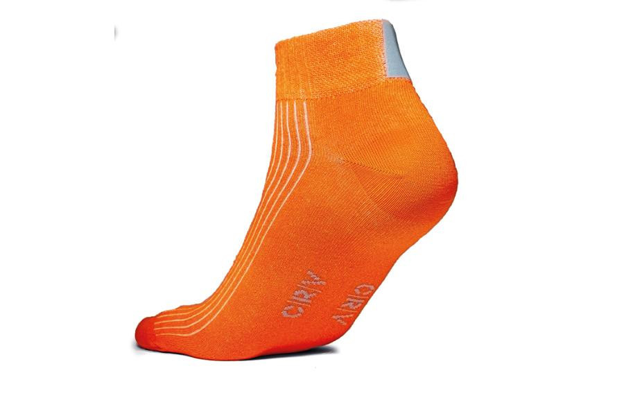 Levně ENIF ponožky oranžová č. 43/44