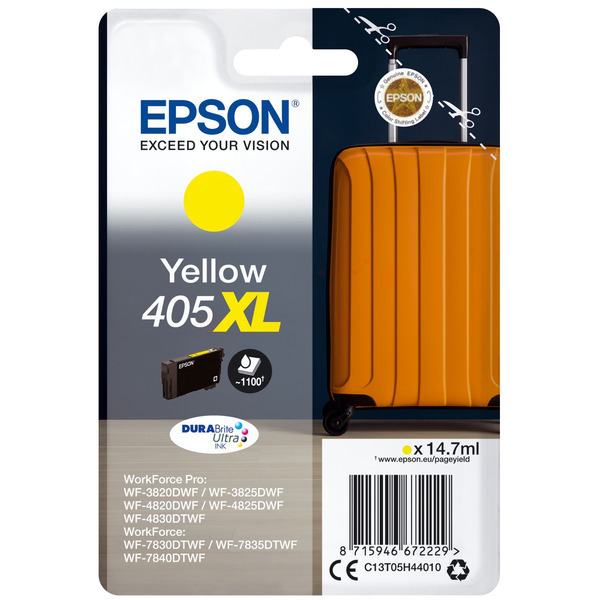 Levně EPSON C13T05H44010 - originální cartridge, žlutá, 14,7ml