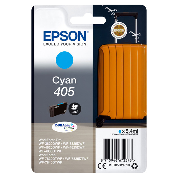 Levně EPSON C13T05G24010 - originální cartridge, azurová, 5,4ml