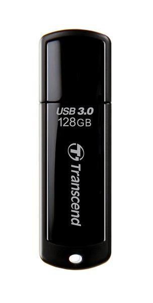 Levně TRANSCEND Flash Disk 128GB JetFlash®700, USB 3.0 (R:90/W:40 MB/s) černá