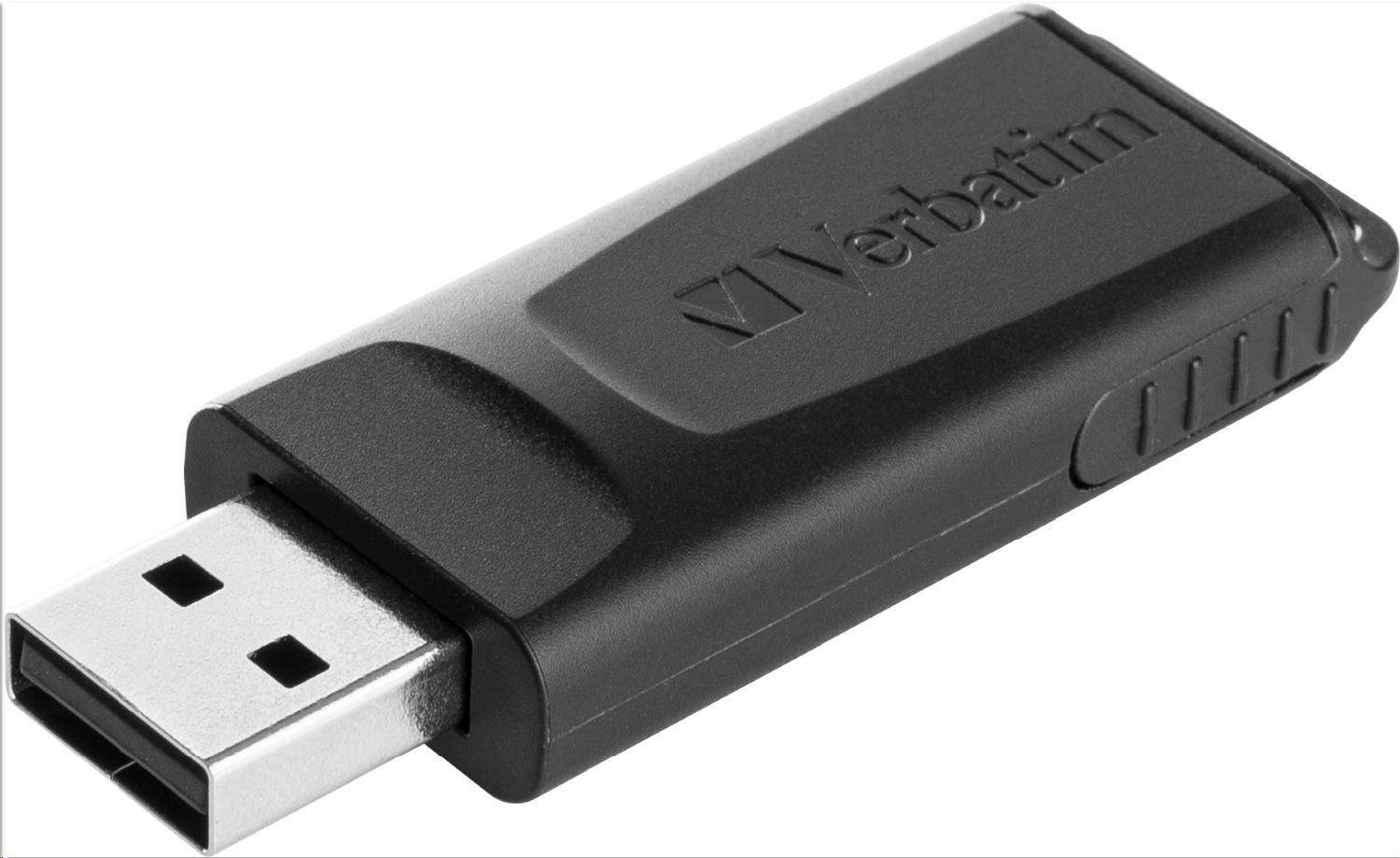 Levně VERBATIM USB Flash Disk Store 'n' Go SLIDER 16GB - černá