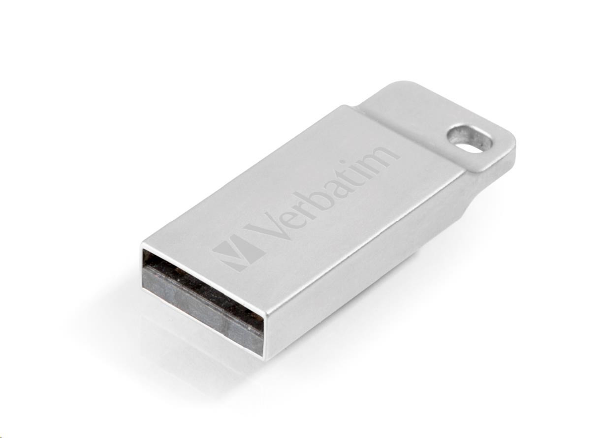 VERBATIM Flash Disk 16GB Metal Executive, USB 2.0, stříbrná