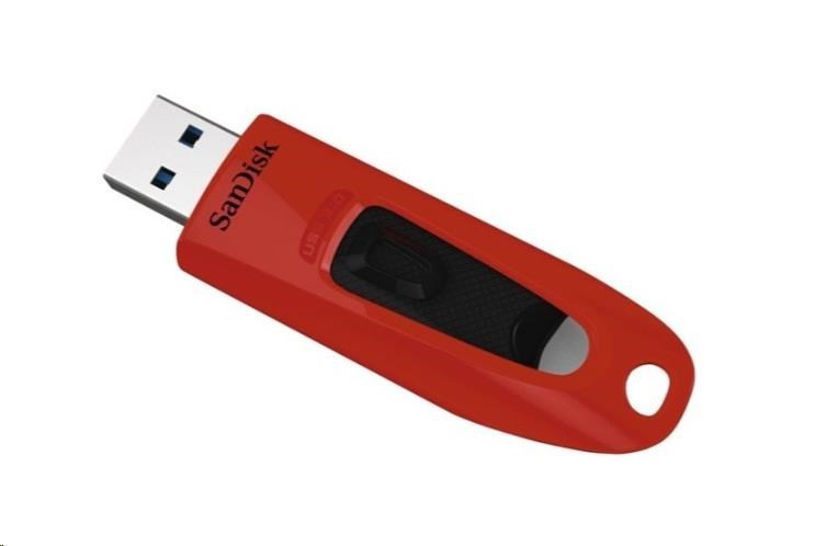 Levně SanDisk Flash Disk 32GB Ultra, USB 3.0, červená