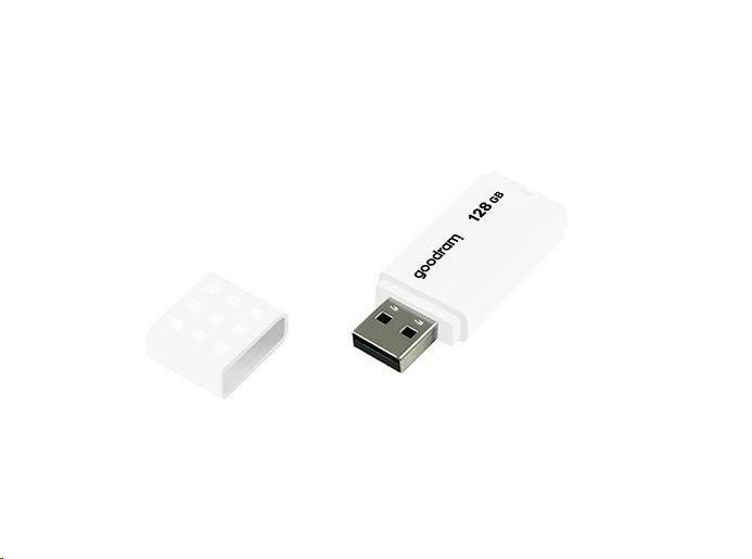 Levně GOODRAM Flash Disk 128GB UME2, USB 2.0, bílá
