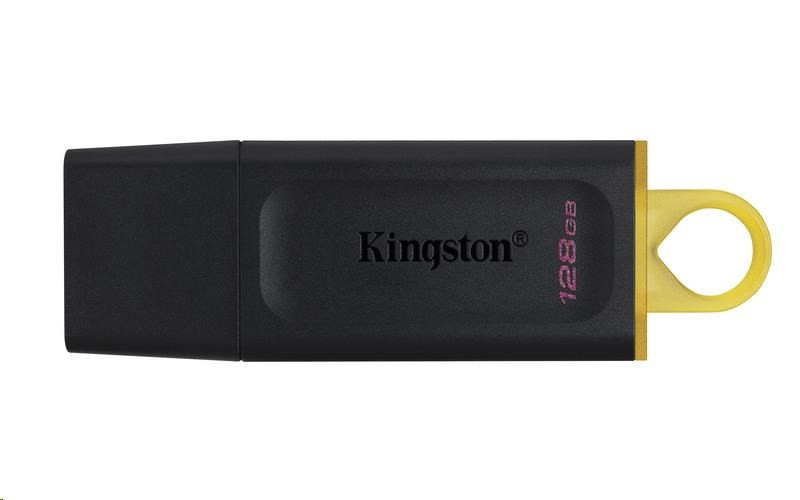 Levně Kingston Flash Disk 128GB USB3.2 Gen1 DataTraveler Exodia (Black + Yellow)