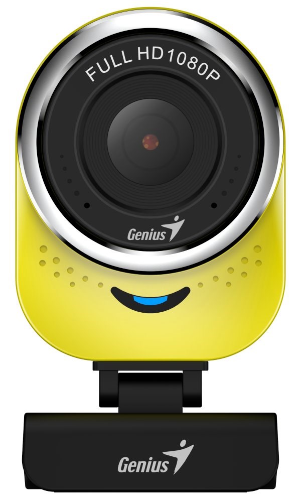 GENIUS webkamera QCam 6000/ žlutá/ Full HD 1080P/ USB2.0/ mikrofon