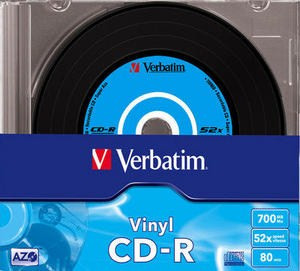 Levně VERBATIM CD-R(10-Pack)Slim/Vinyl/DLP/52x/700MB