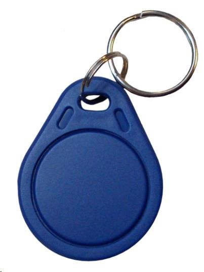 Elatec RFID Mifare čip, přívěsek na klíče, 13, 56 MHz, modrý - 100 pack