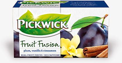 Čaj Pickwick švestky s vanilkou a skořicí