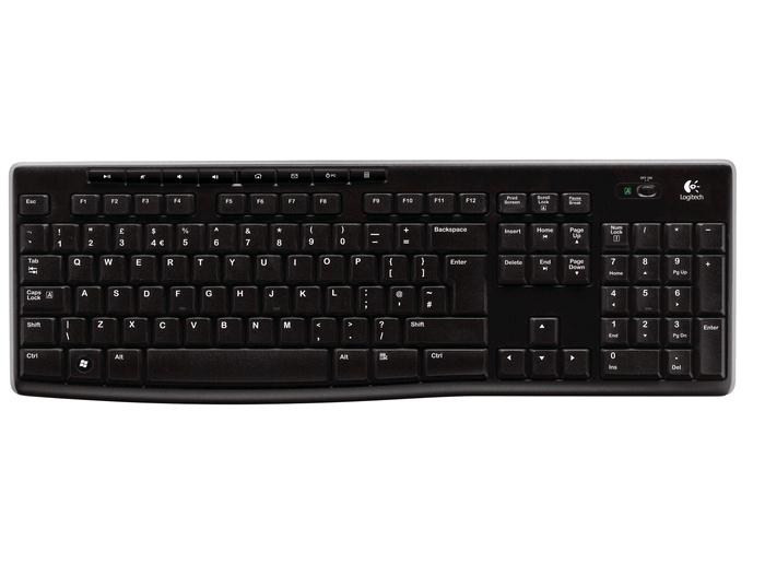 Levně Logitech Wireless Keyboard K270 Unifying, US