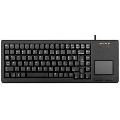 Levně CHERRY klávesnice G84-5500, touchpad, ultralehká, USB, EU, černá