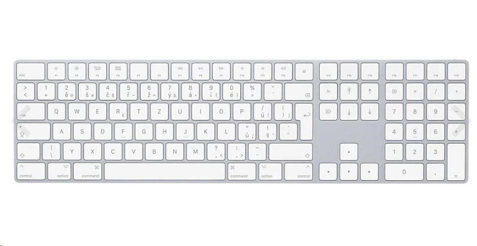 Levně APPLE Magic Keyboard - česká - numerická CZ klávesnice Apple(2017)