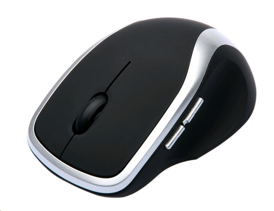 Levně CONNECT IT Bezdrátová laserová myš WM2200 černo-stříbrná