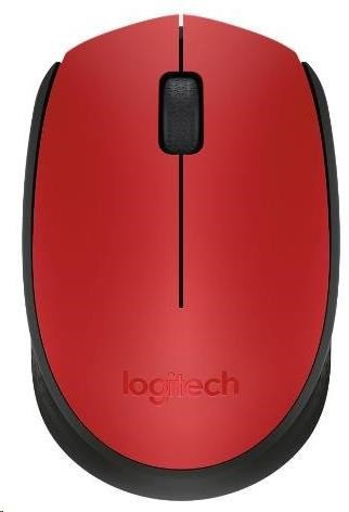 Levně Logitech Wireless Mouse M171, red