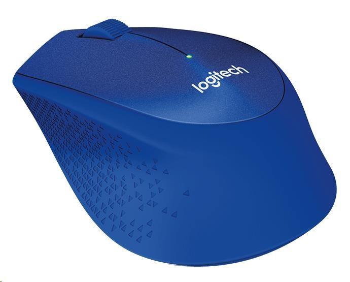 Levně Logitech Wireless Mouse M330 Silent Plus, blue