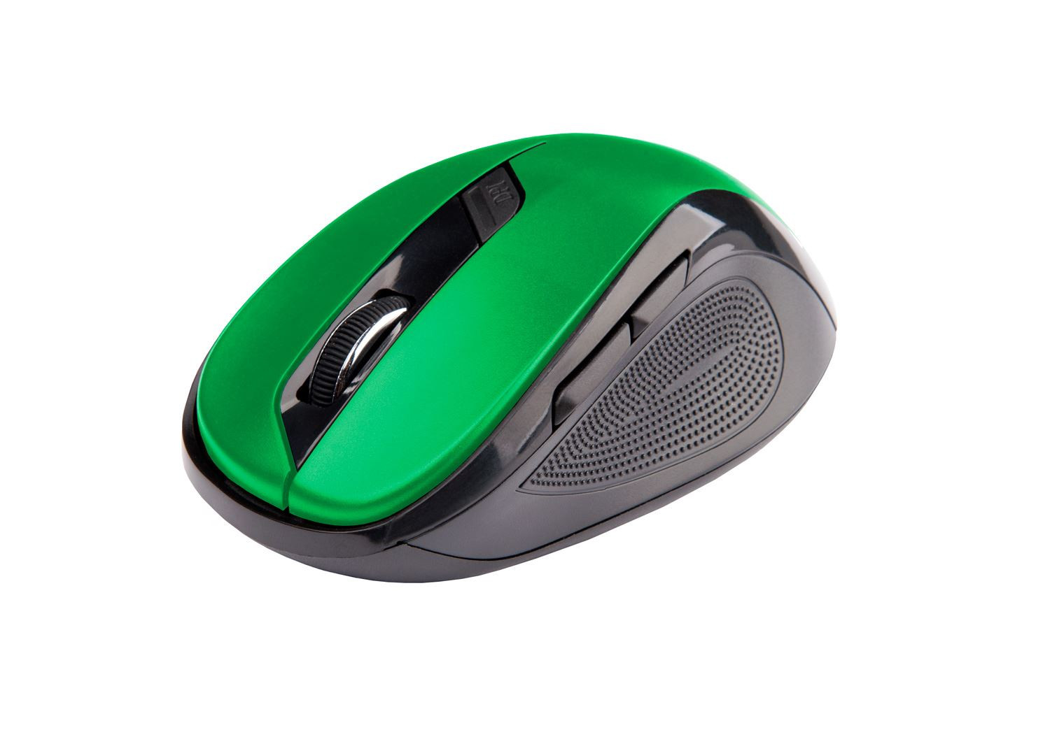 Levně C-TECH myš WLM-02, černo-zelená, bezdrátová, 1600DPI, 6 tlačítek, USB nano receiver