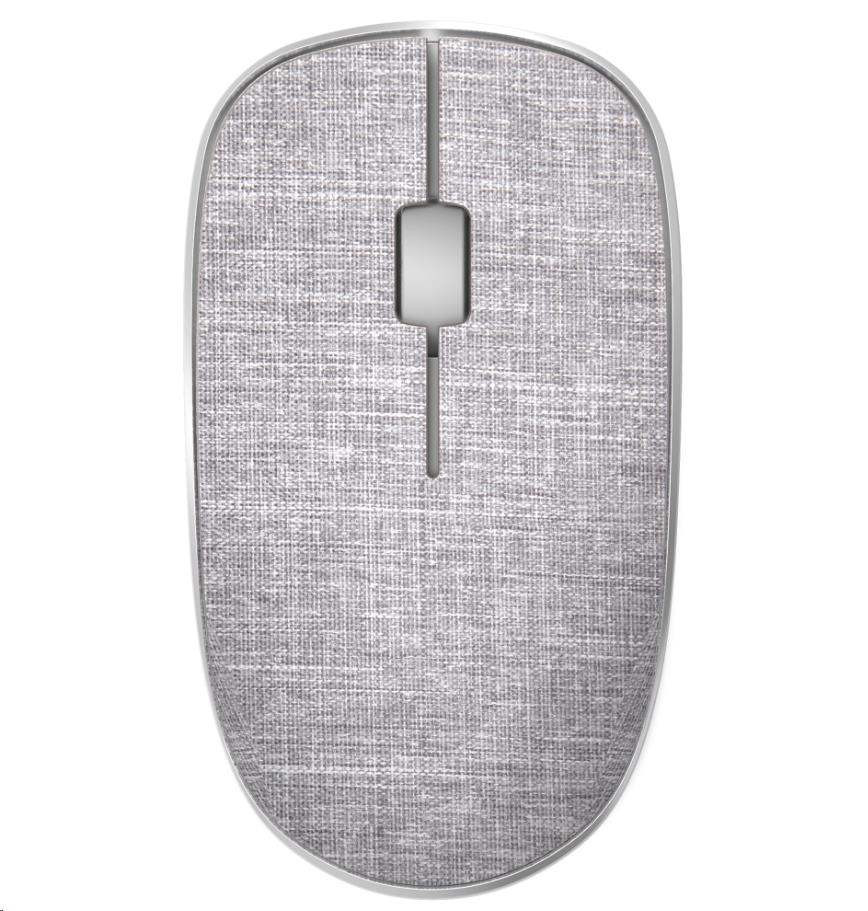 Levně RAPOO myš M200 Plus Multi-mode bezdrátová myš s textilním potahem, šedá