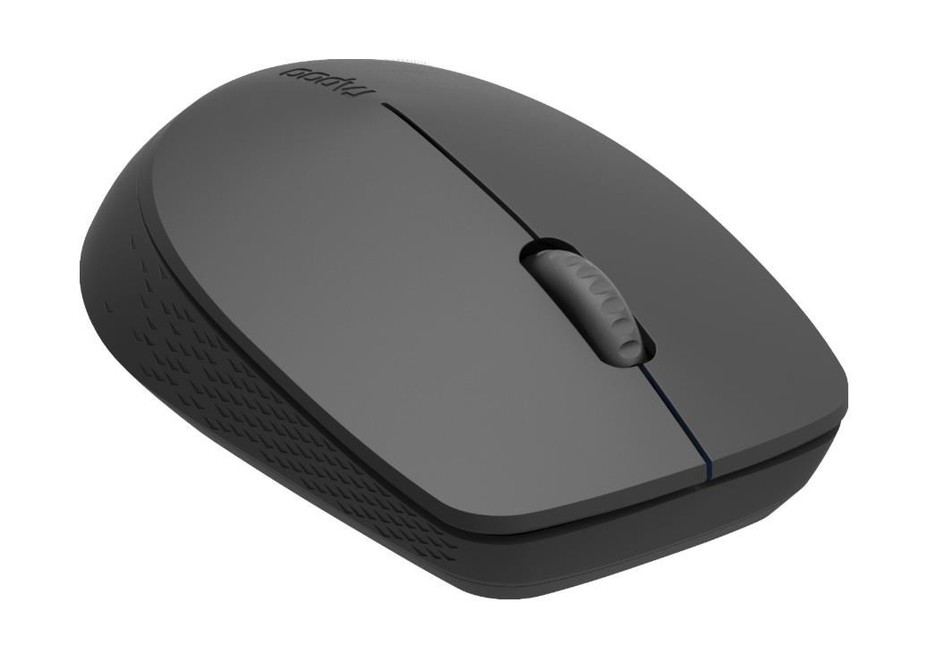 Levně RAPOO myš M100 Silent Comfortable Silent Multi-Mode Mouse, Dark Grey