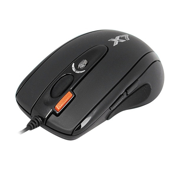 Levně A4tech X-710BK, OSCAR Game herní myš, 2000DPI, černá, USB