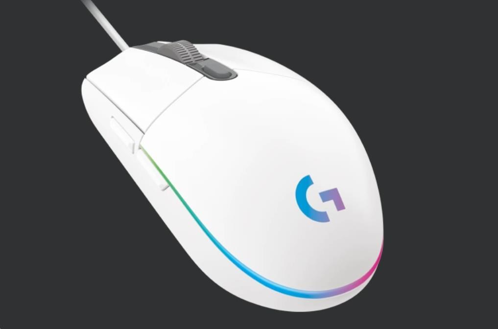 Levně Logitech Gaming Mouse G203 LIGHTSYNC 2nd Gen, EMEA, USB, white