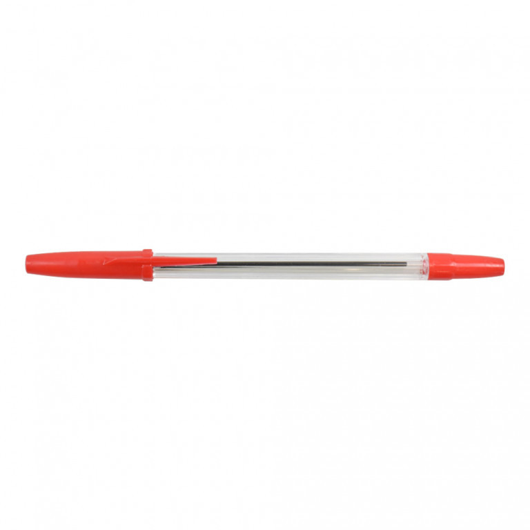 Kuličkové pero jednorázové červené